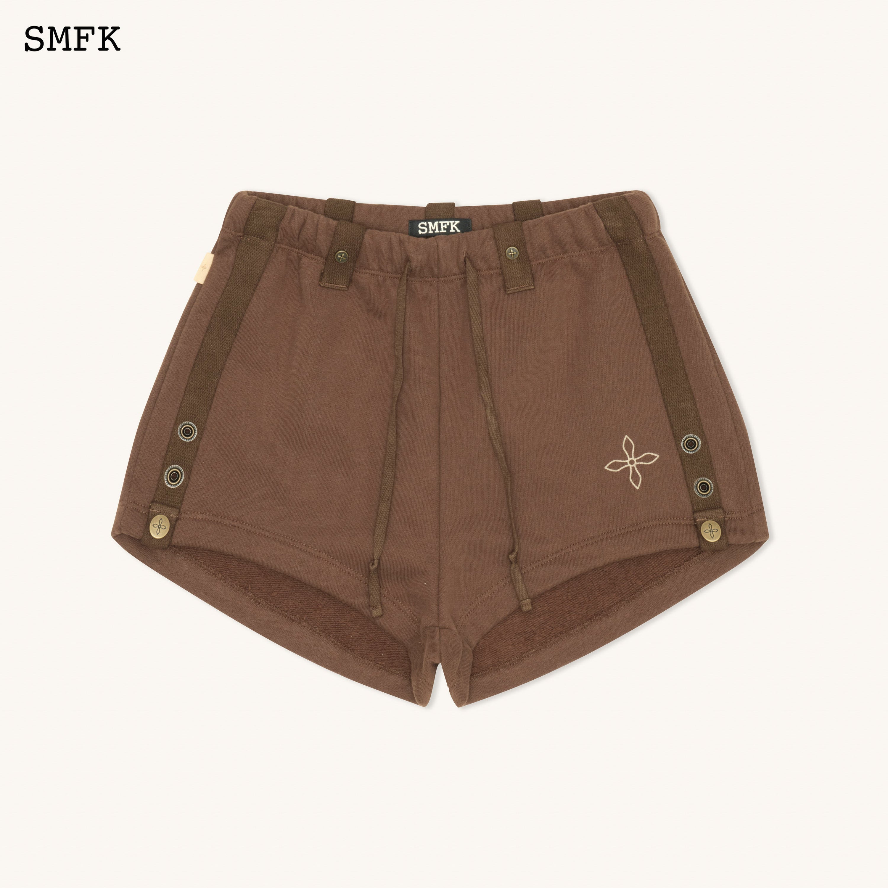 WildWorld Adventure Camping Shorts In Brown - SMFK Official