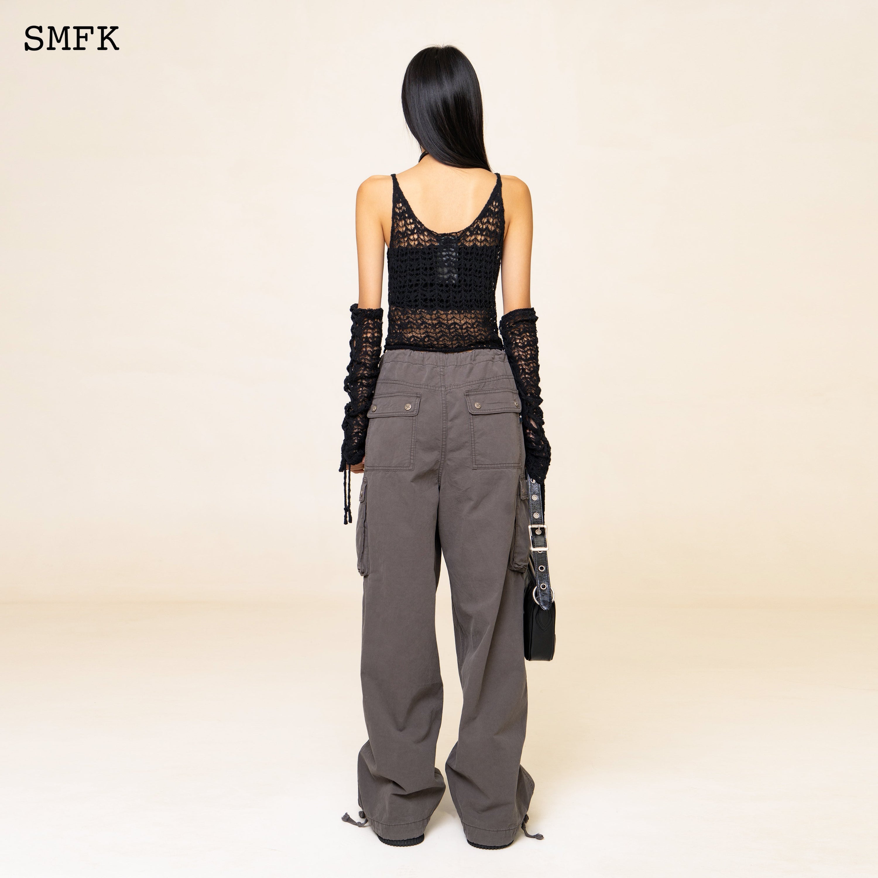 WildWorld Black Jellyfish Weaved Top Set - SMFK Official