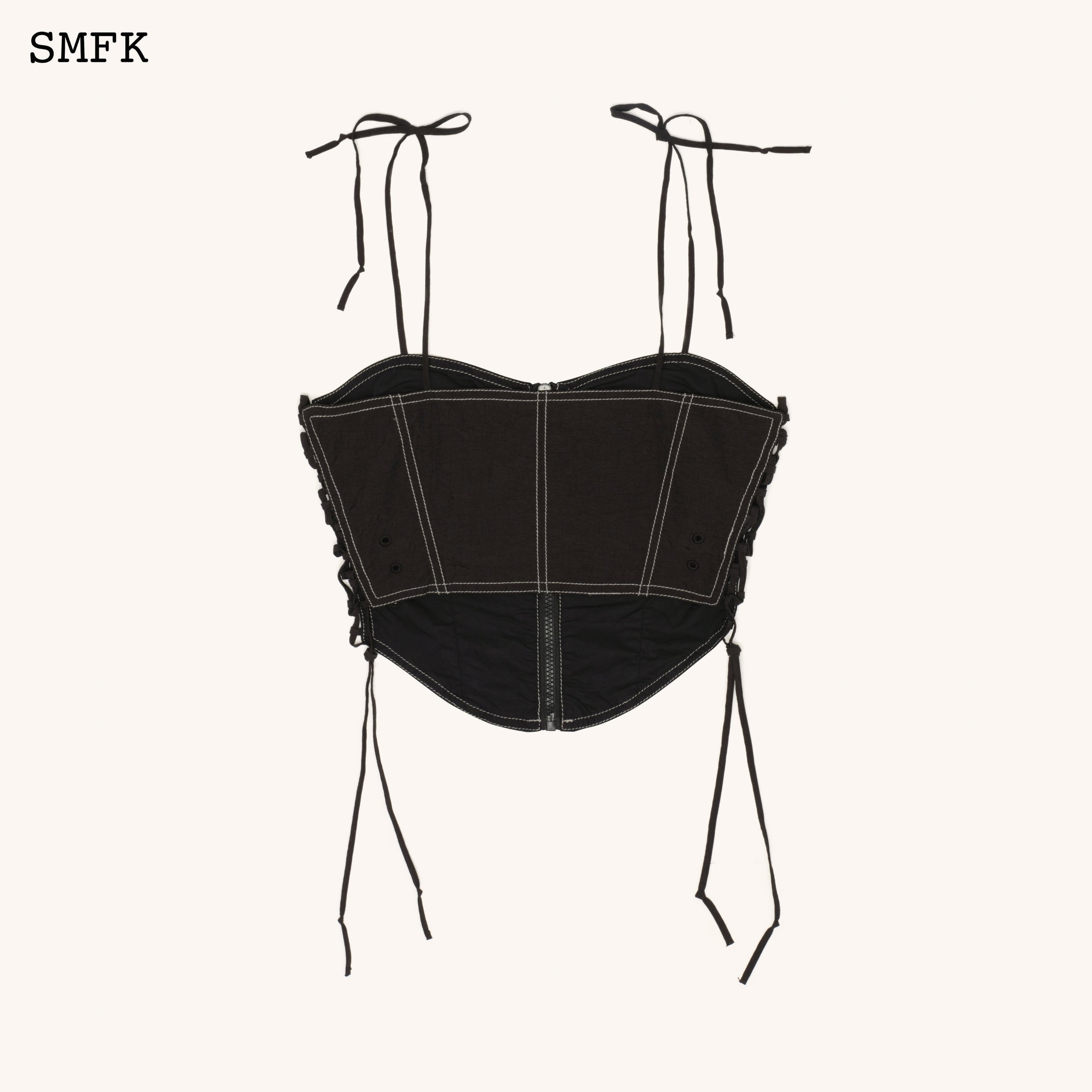 WildWorld Black Stray Paratrooper Corset Tube Top - SMFK Official