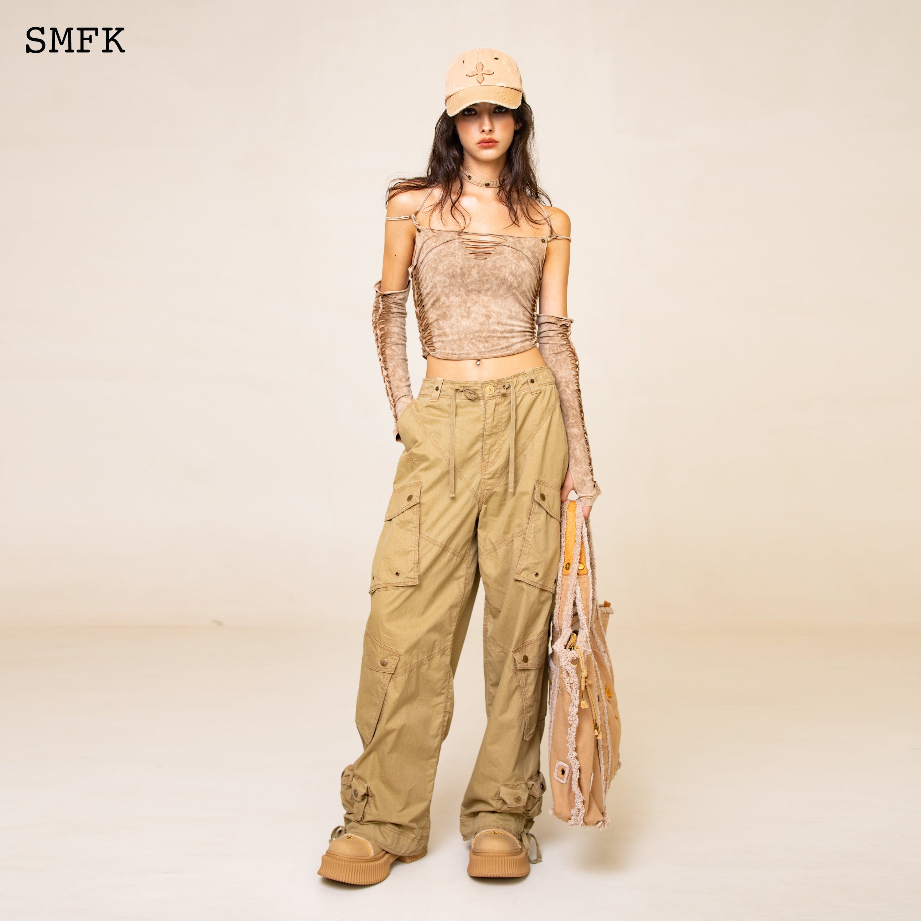 WildWorld Cobra Weaved Suspender Top Set - SMFK Official