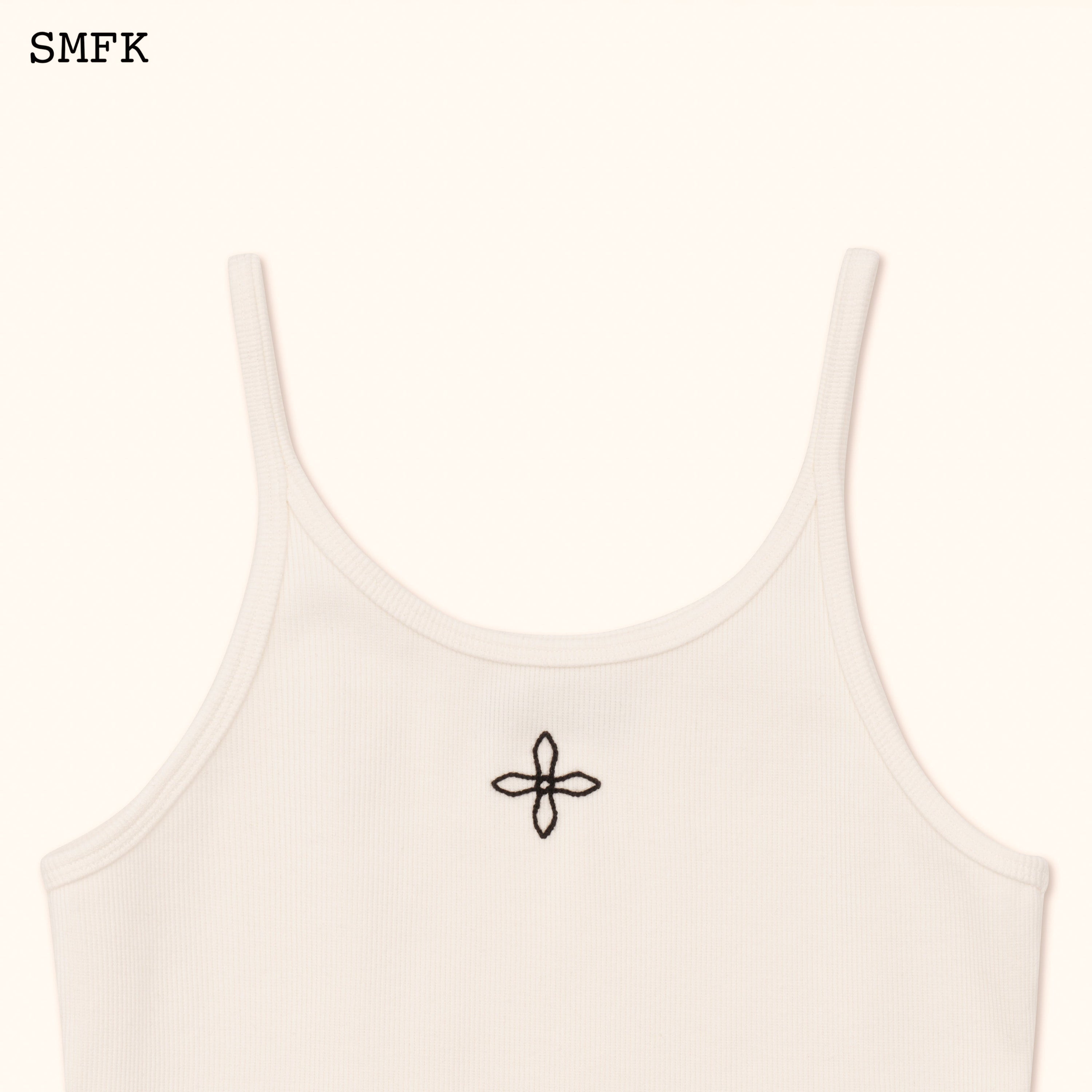 WildWorld Cross Sporty Vest Top In White - SMFK Official