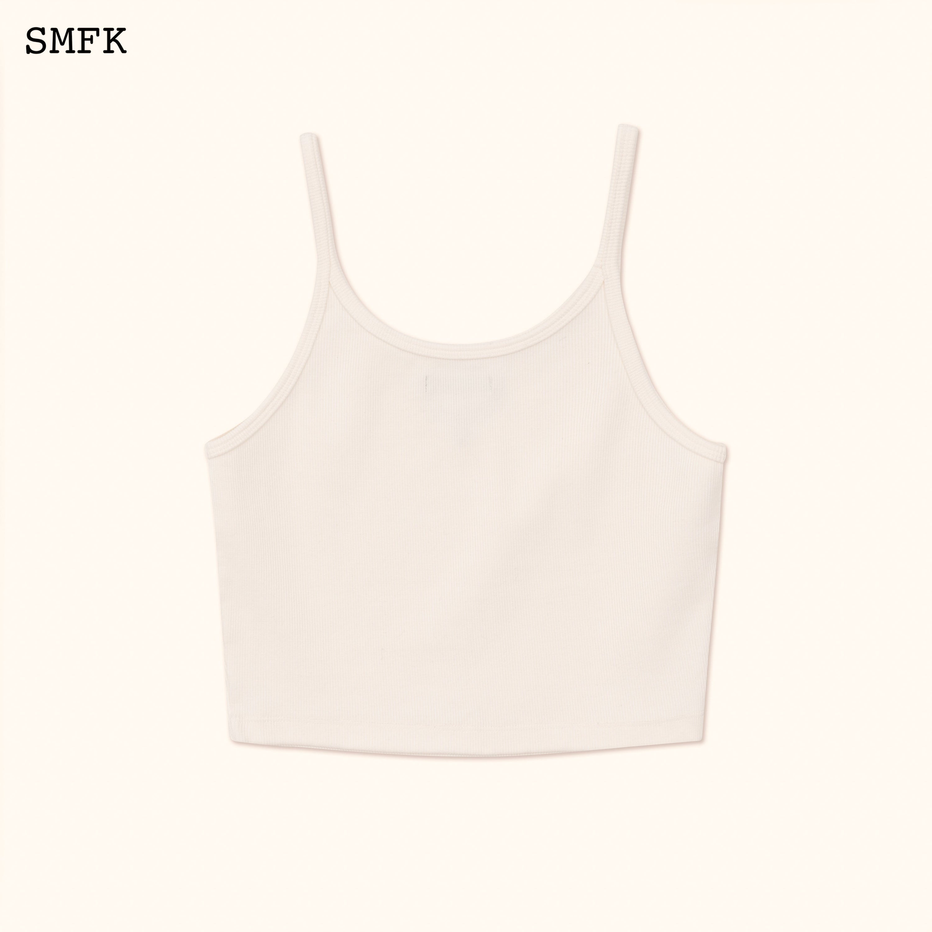 WildWorld Cross Sporty Vest Top In White - SMFK Official