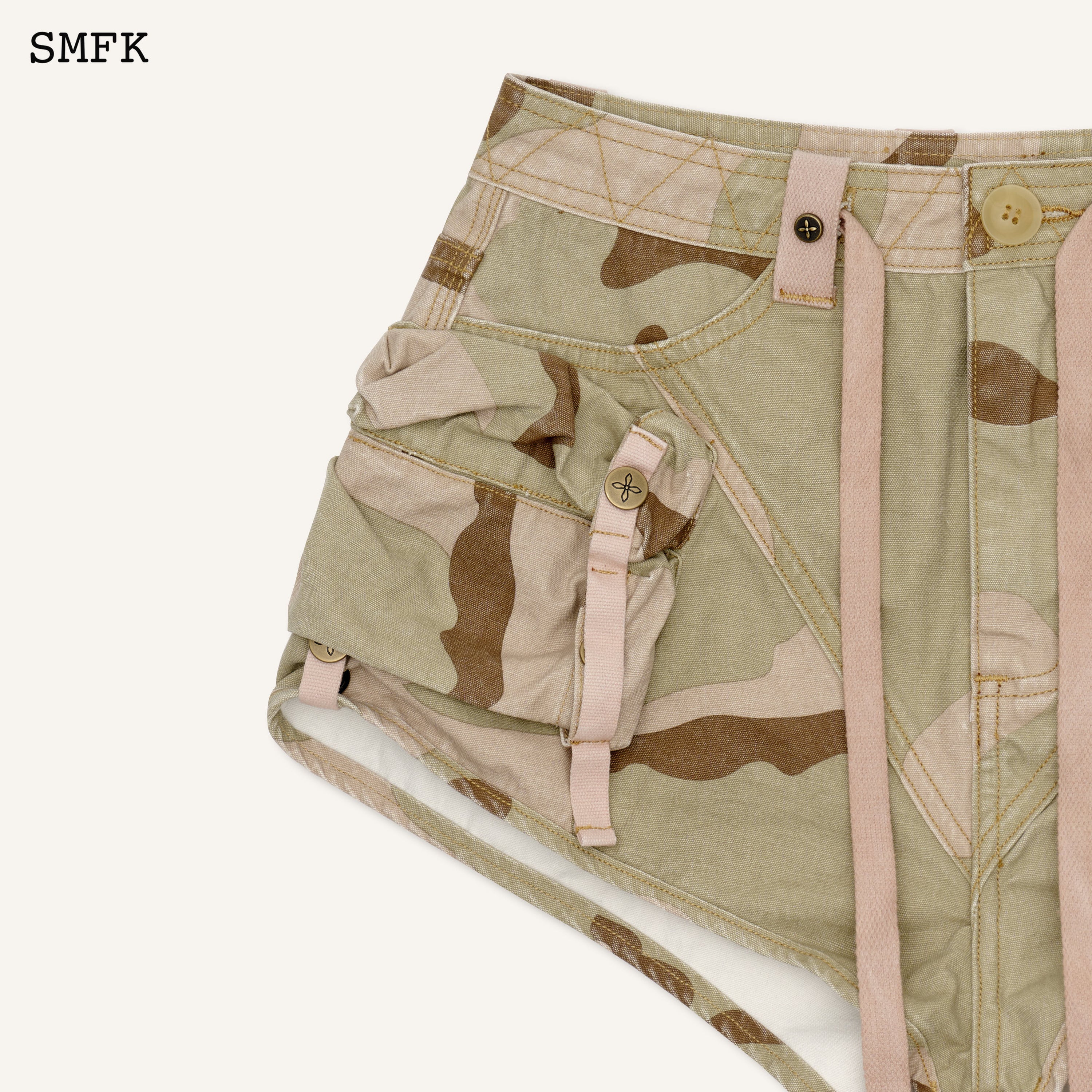 WildWorld Desert Camouflage Paratrooper Shorts - SMFK Official