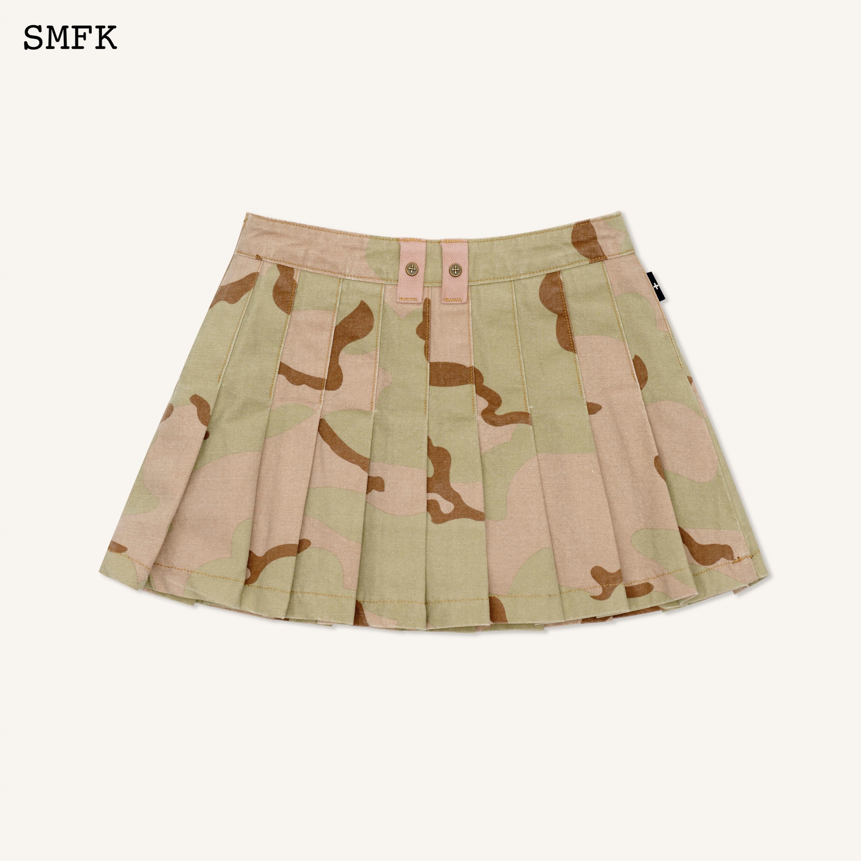 WildWorld Desert Camouflage Pleated Mini Skirt - SMFK Official