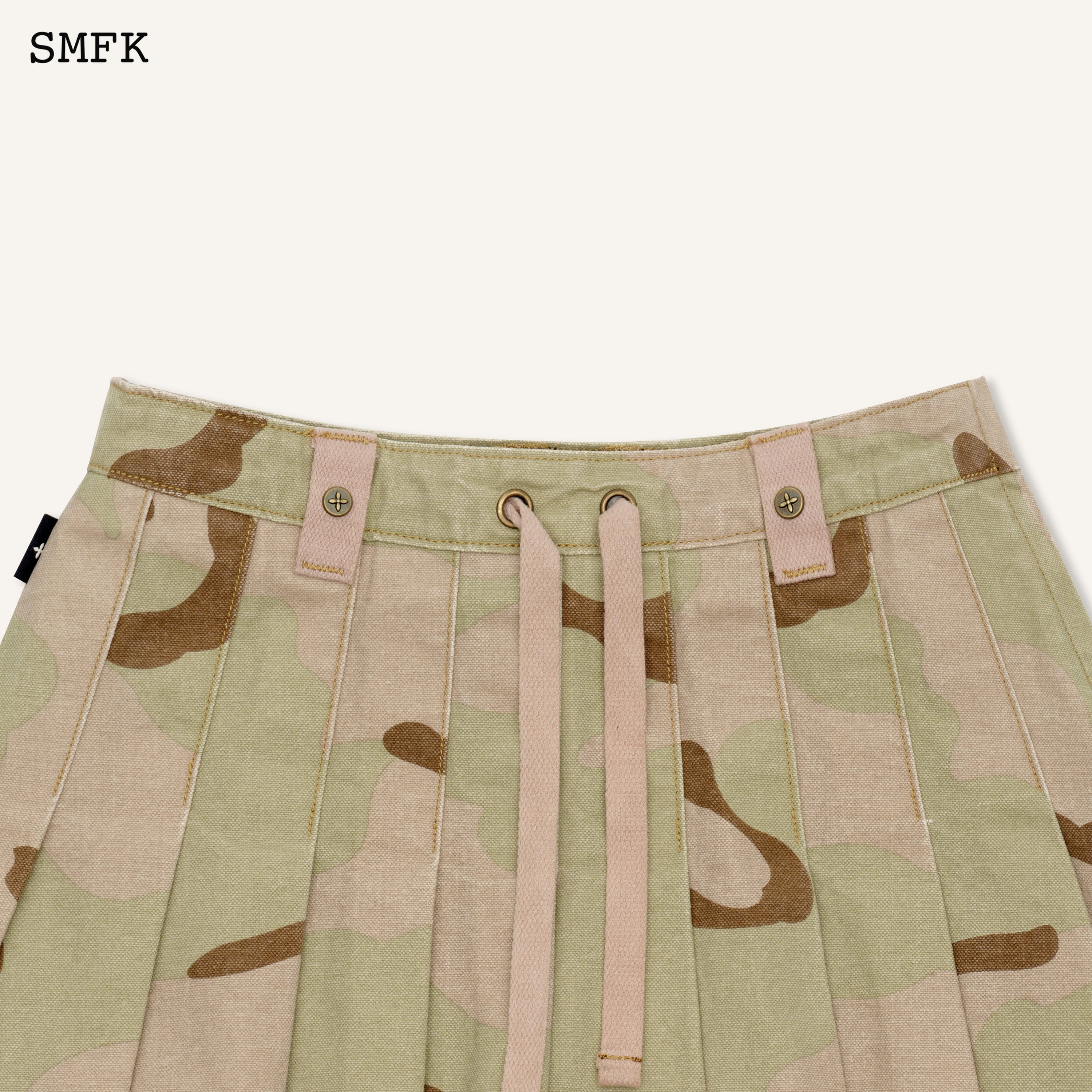 WildWorld Desert Camouflage Pleated Mini Skirt - SMFK Official