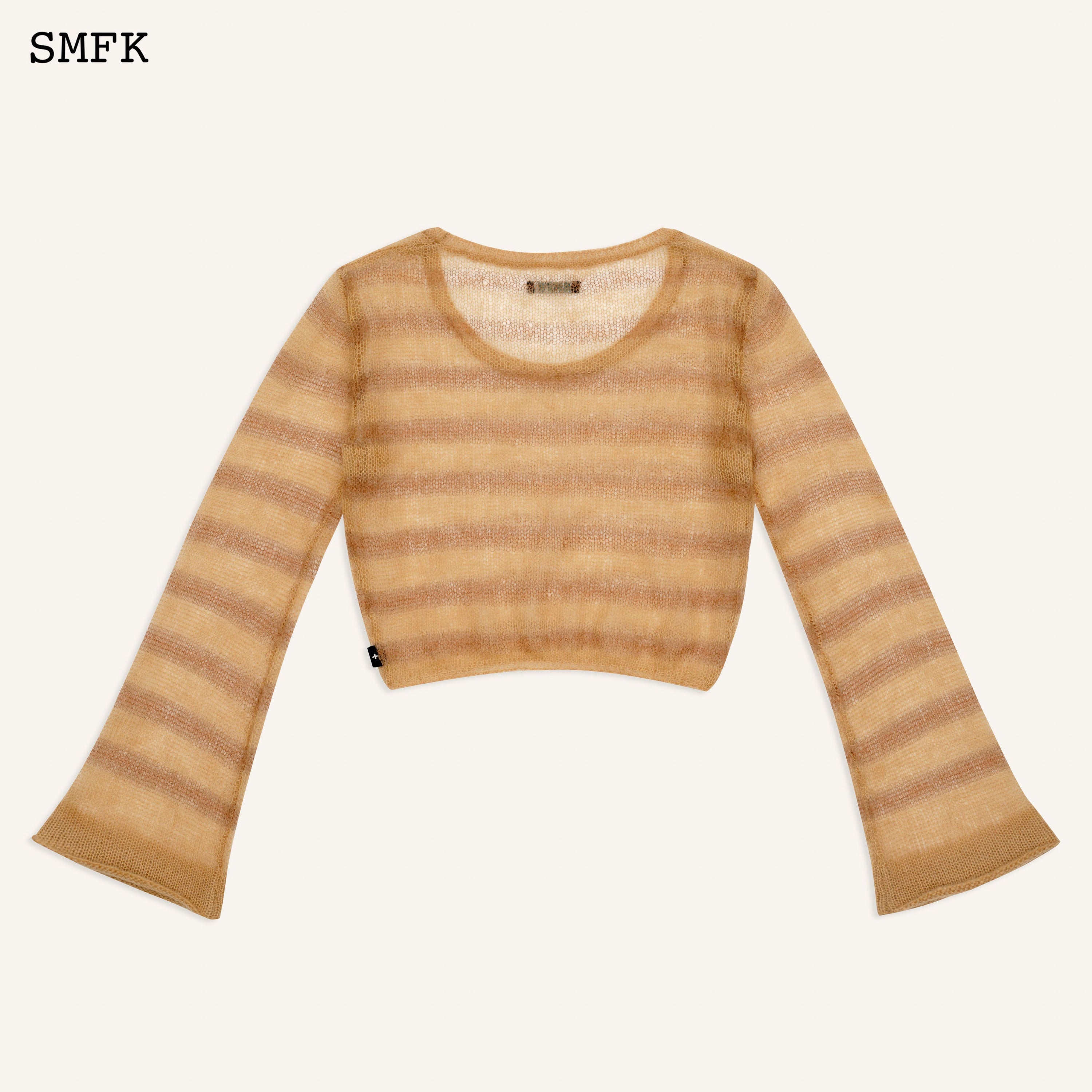 WildWorld Desert Stripe Print Mohair Top - SMFK Official