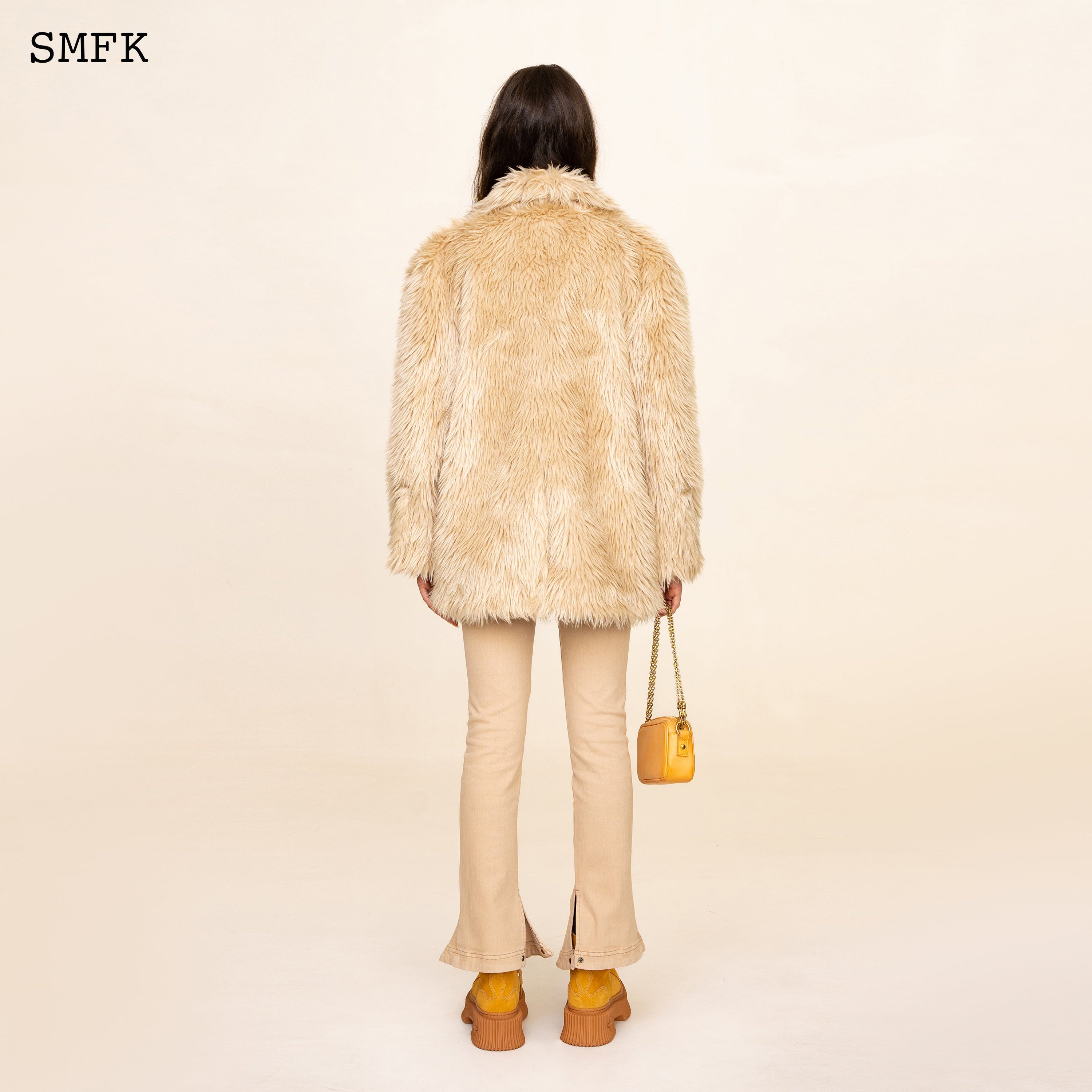 WildWorld Grassland Wool Jacket In Wheat - SMFK Official