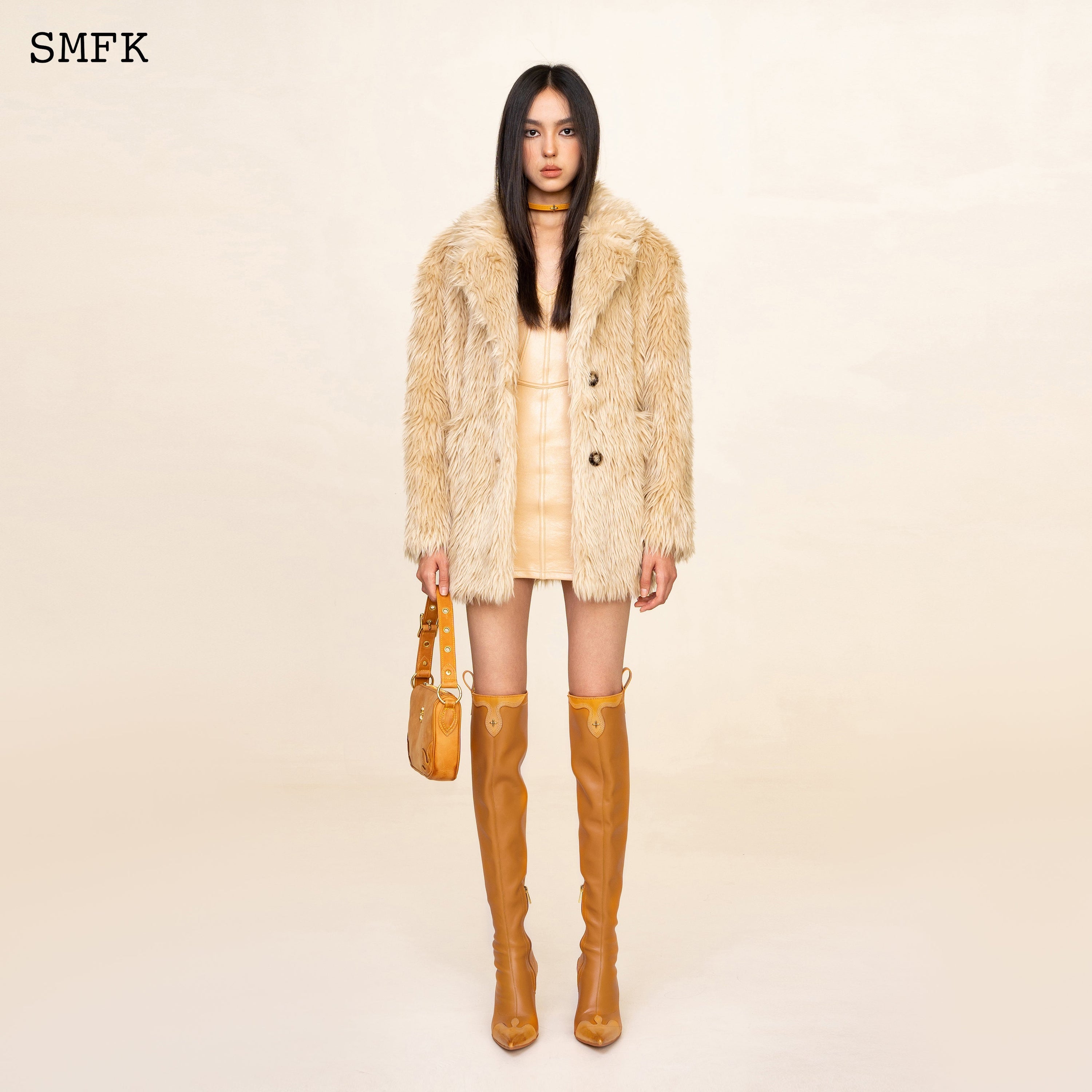 WildWorld Grassland Wool Jacket In Wheat - SMFK Official