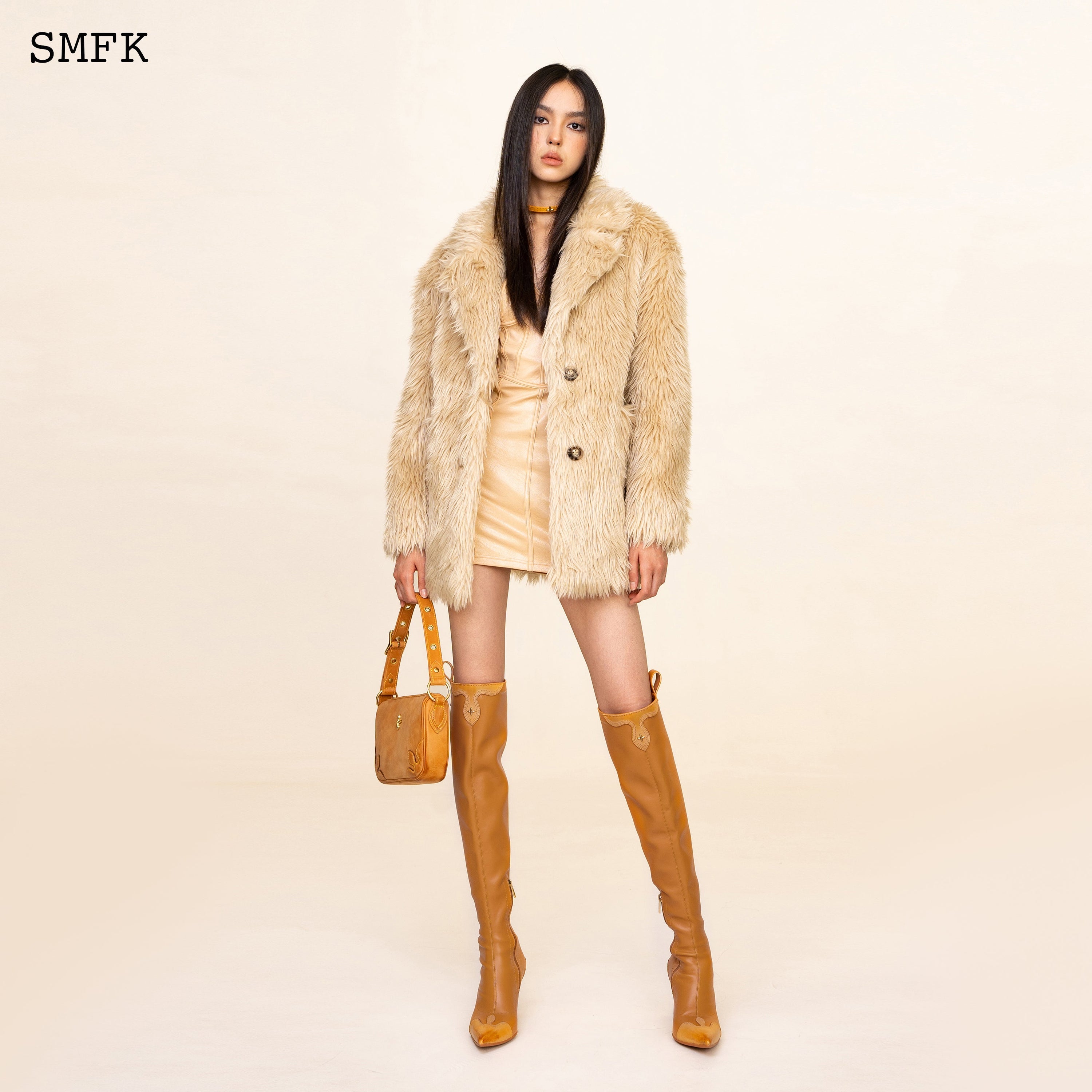 WildWorld Grassland Wool Jacket In Wheat - SMFK Official