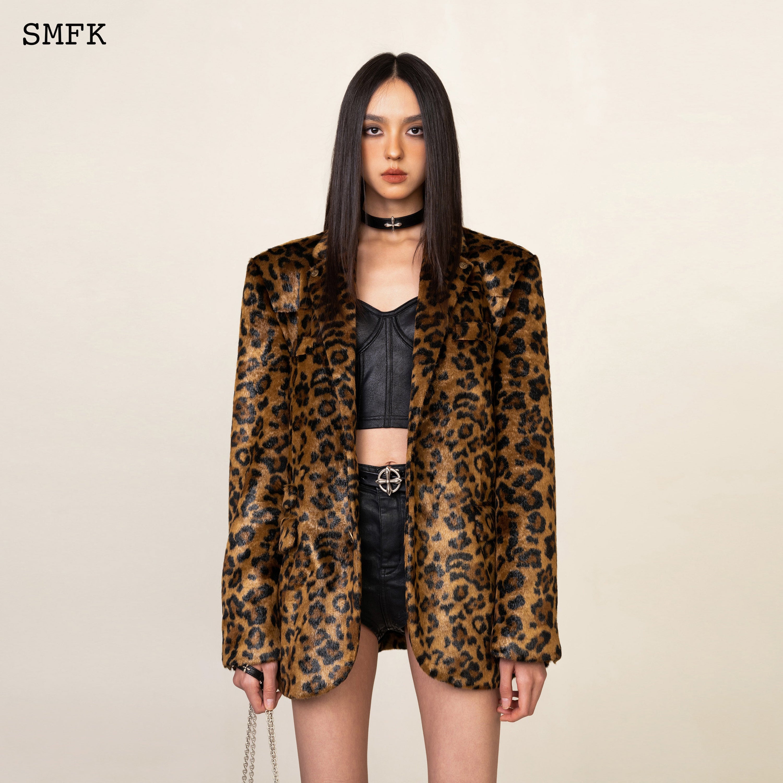 WildWorld Leopard Faux Fur Suit - SMFK Official