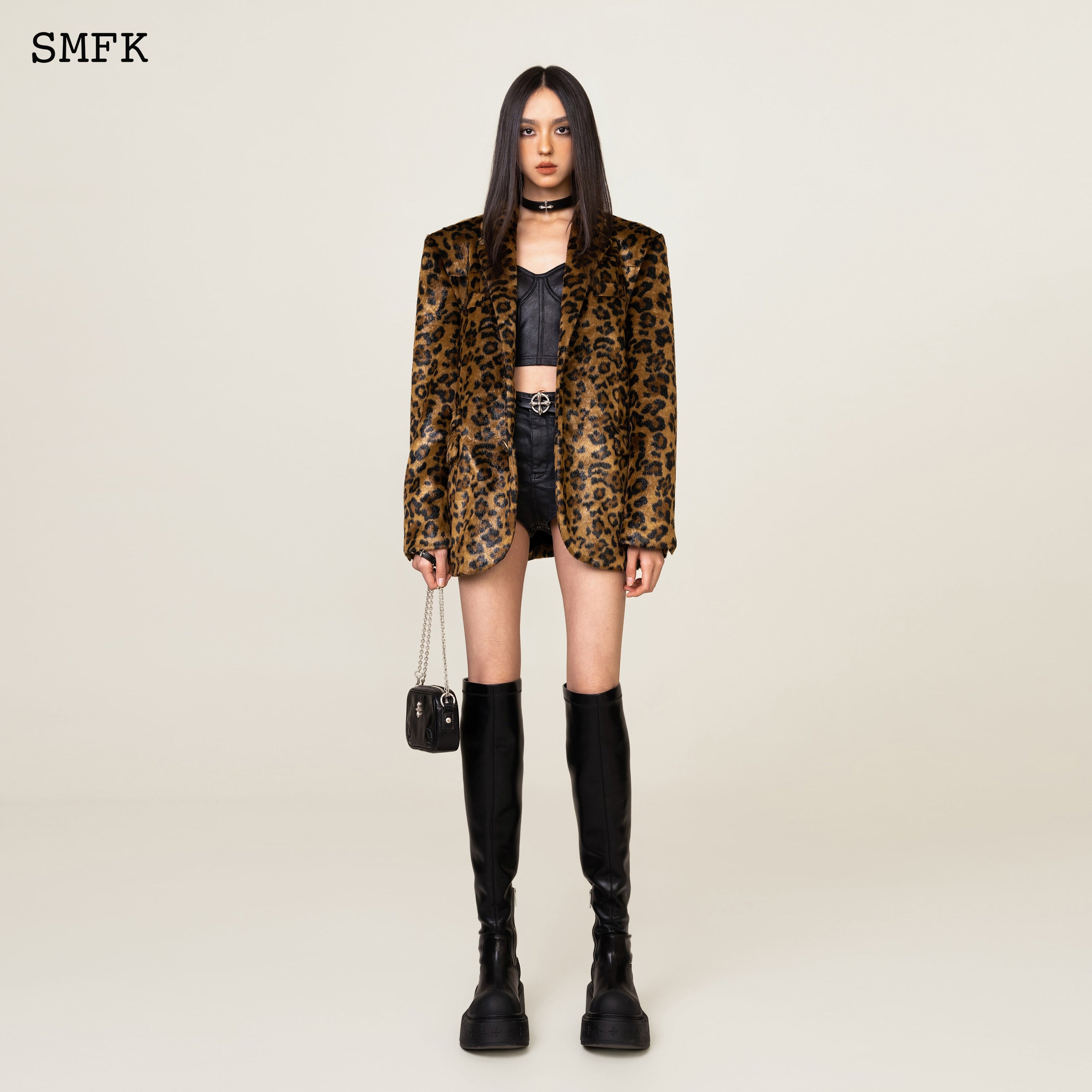 WildWorld Leopard Faux Fur Suit - SMFK Official