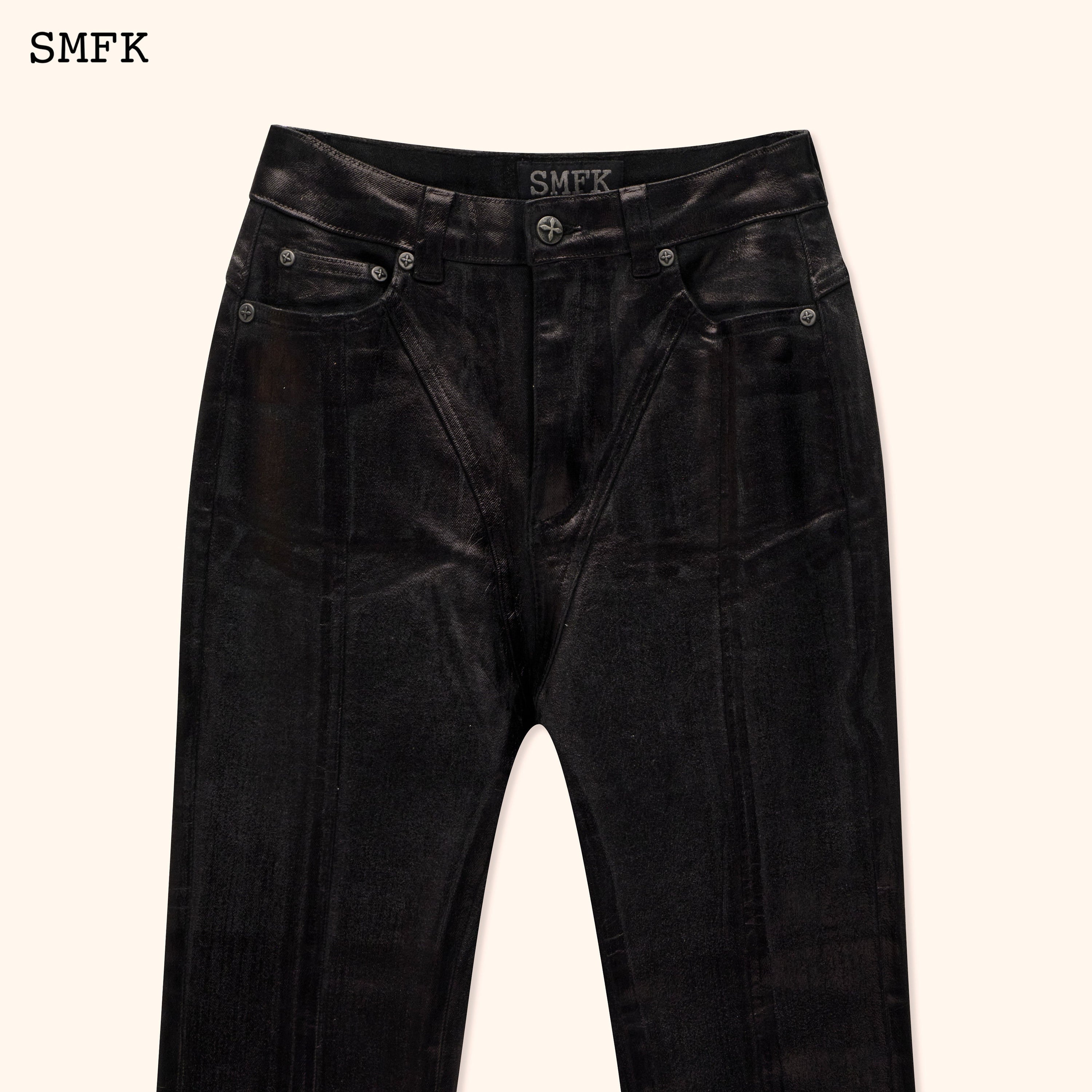 WildWorld Lightning Jeans In Black - SMFK Official