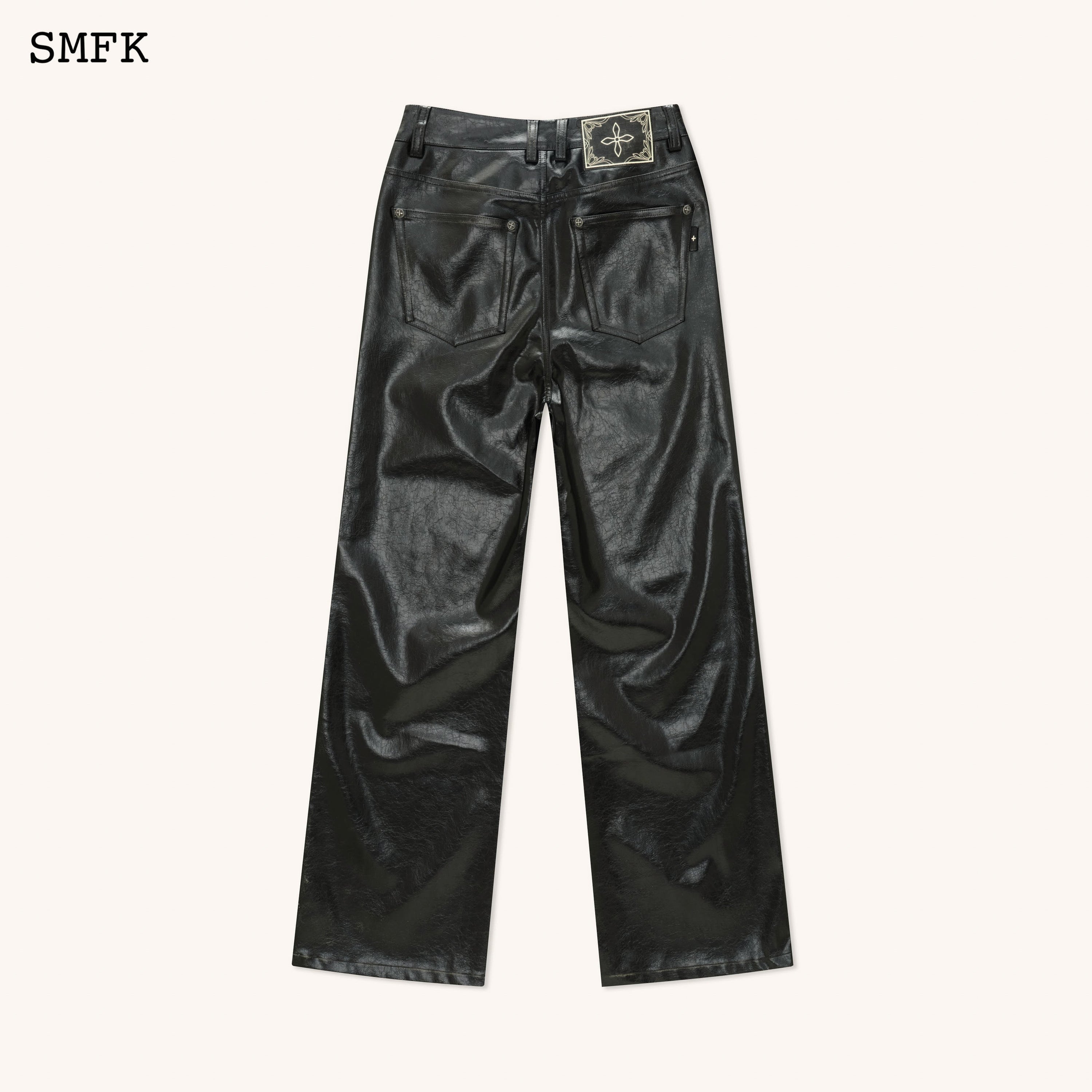 WildWorld Loose Leather Trousers - SMFK Official