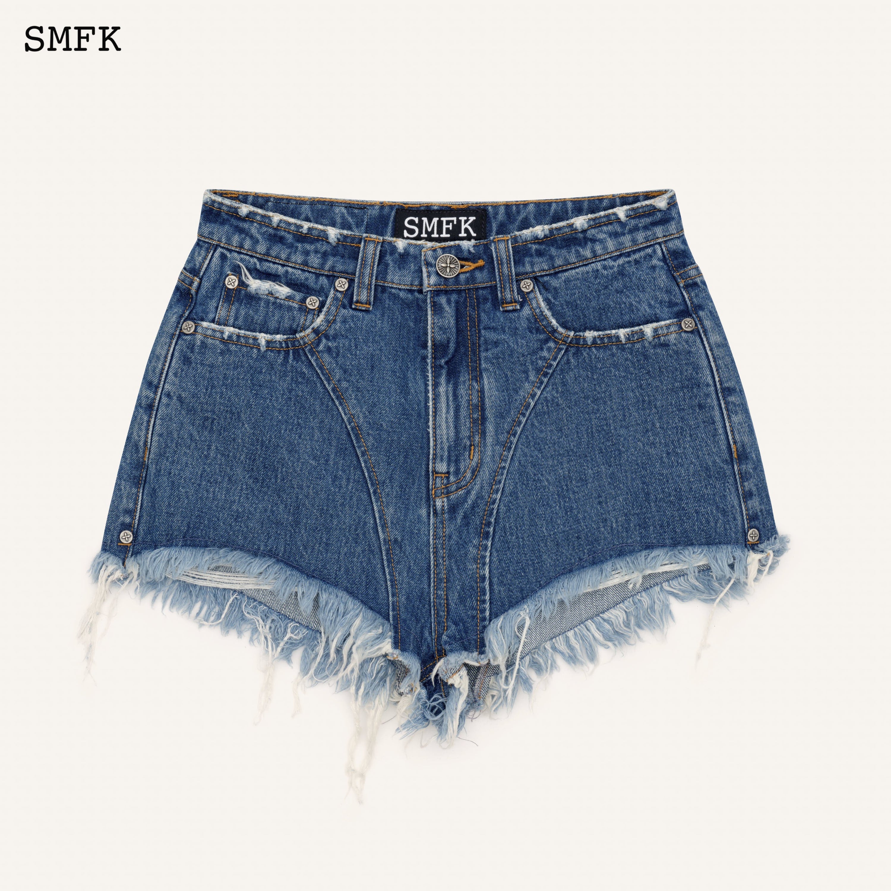 WIldWorld Ocean Blue Cowboy Short Jeans - SMFK Official