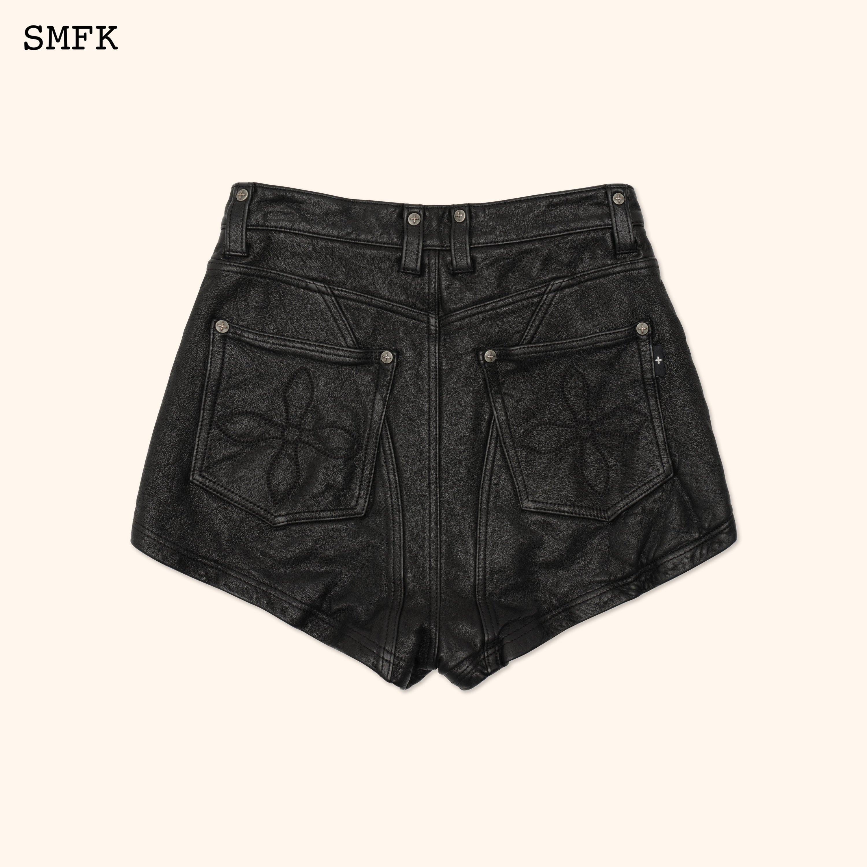 WildWorld Rider Lambskin Shorts - SMFK Official