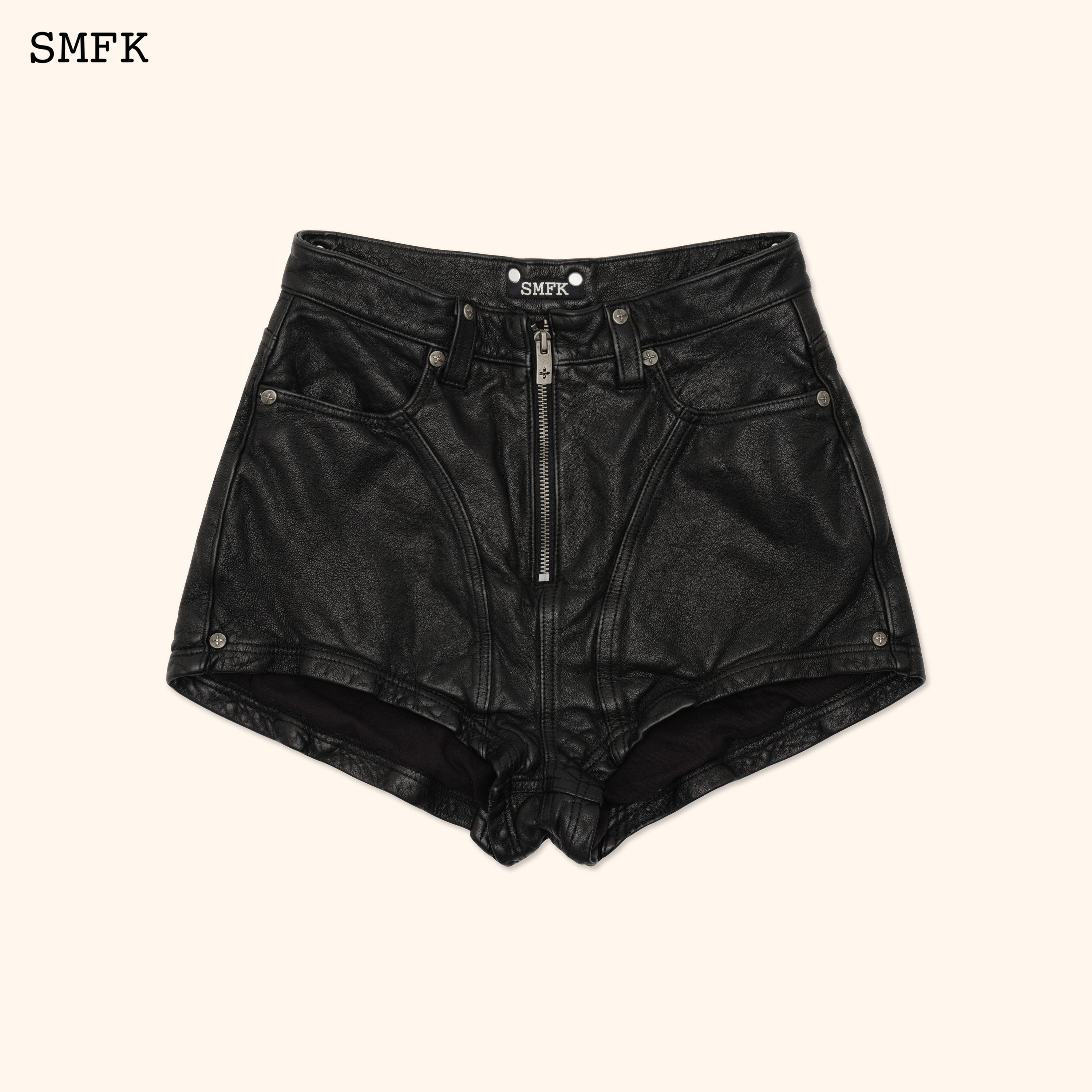 WildWorld Rider Lambskin Shorts - SMFK Official