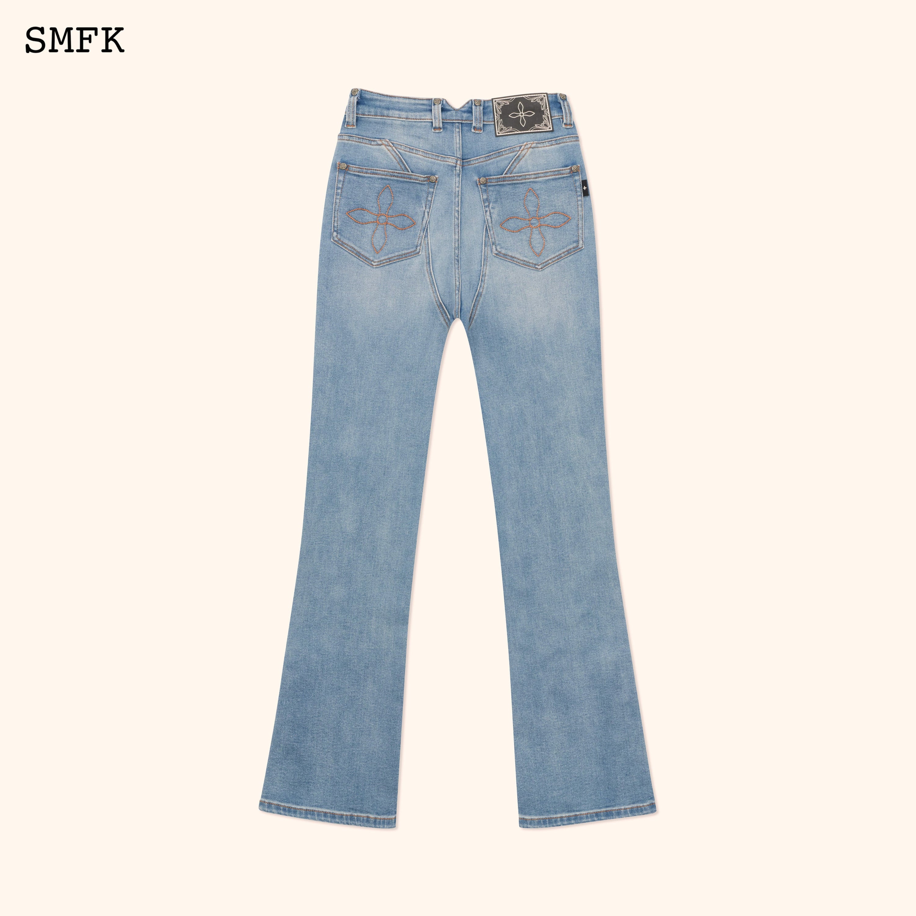 WildWorld Rider Mermaid Jeans In Blue - SMFK Official