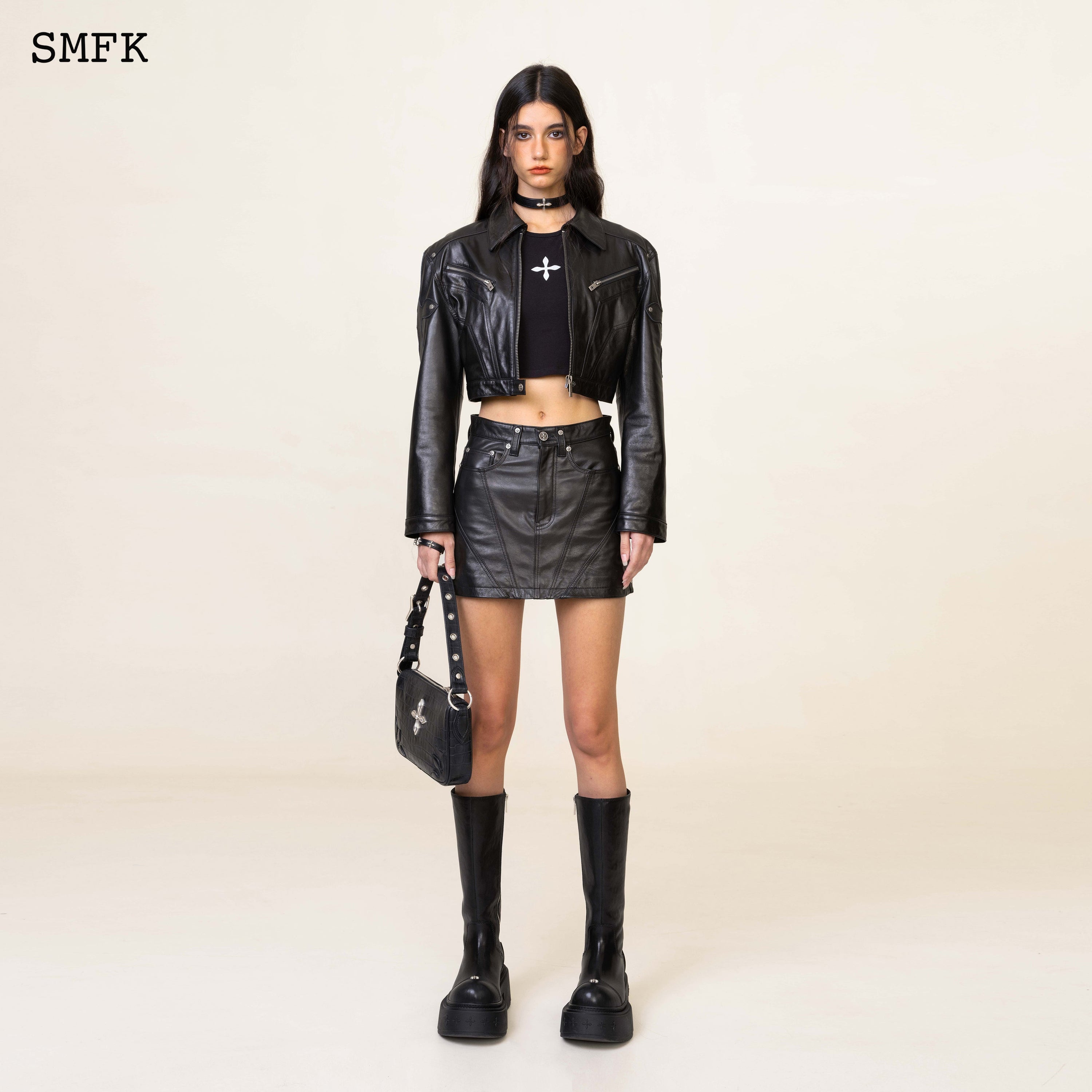 WildWorld Rock Suede Mid-Waist Mini Skirt - SMFK Official
