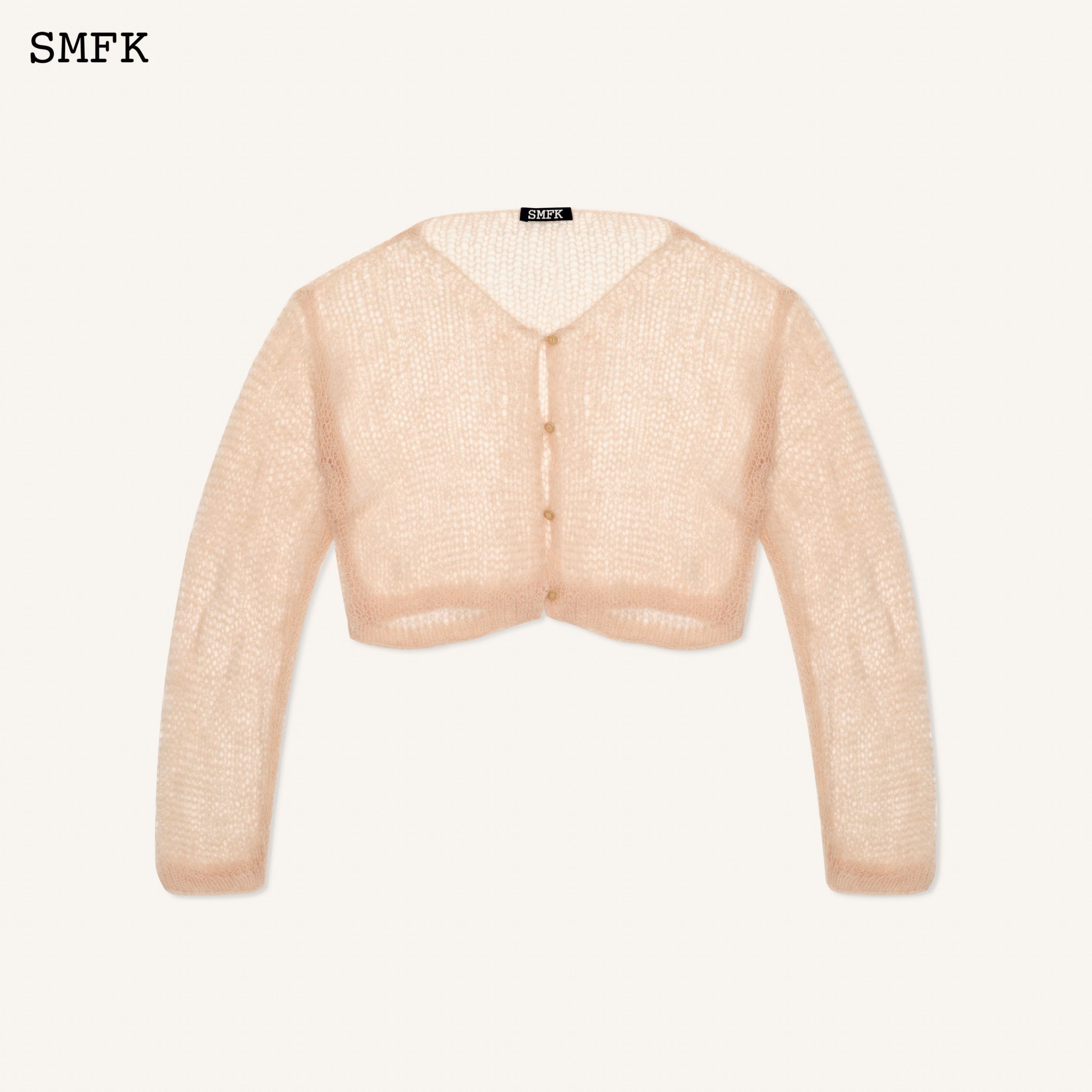 WildWorld Stray Netting Wool Cardigan - SMFK Official